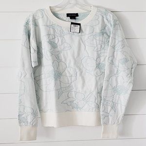 Club Monaco Floral Jacquard Sweater